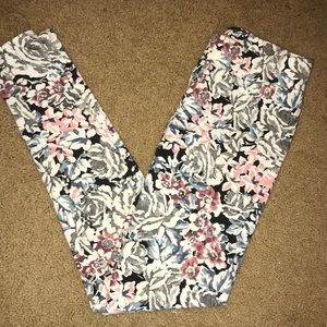 Floral American Eagle Leggings